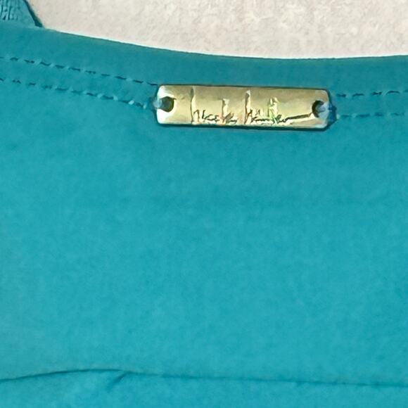 Bathing Suit One Piece Nicole Miller Size XL Vacations Resorts Poolside New - Picture 4 of 7